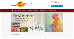 Desktop Screenshot of cregalart.ie